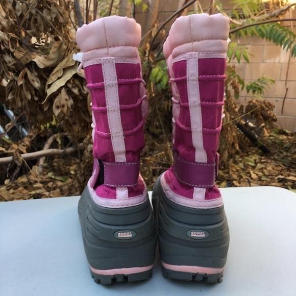 Sorel Women’s Pink Waterproof Snow Boots Size 6 - Picture 5 of 8